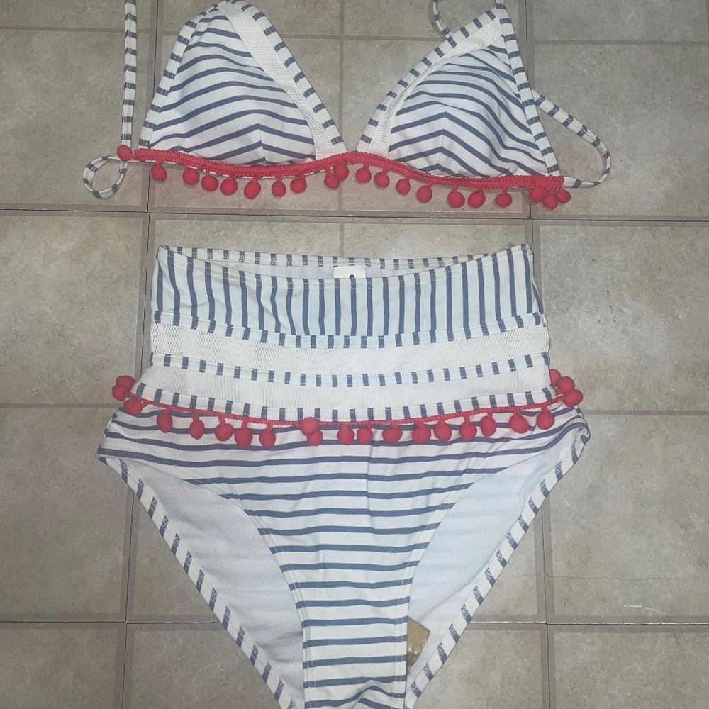 High waisted swim suit Never Worn